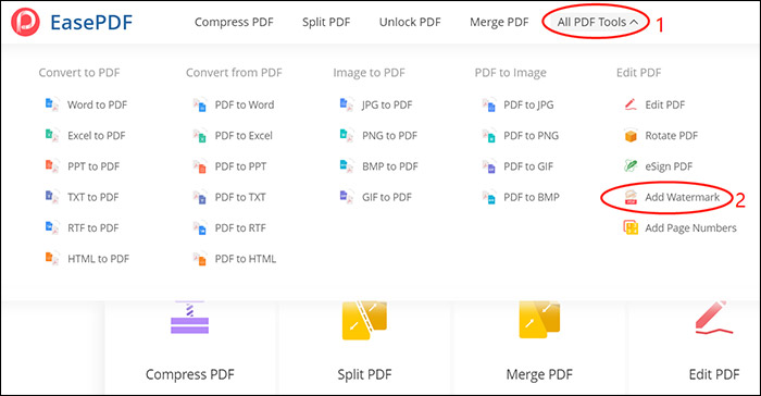 EasePDF Add Watermark