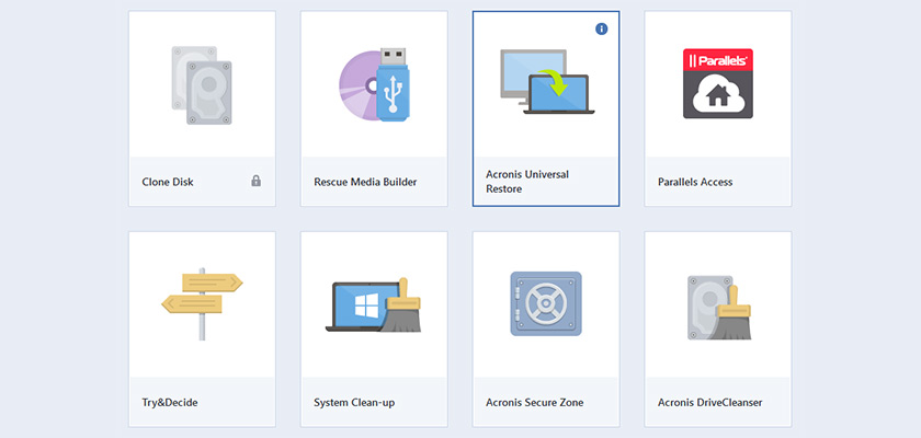 acronis true image home iso to usb