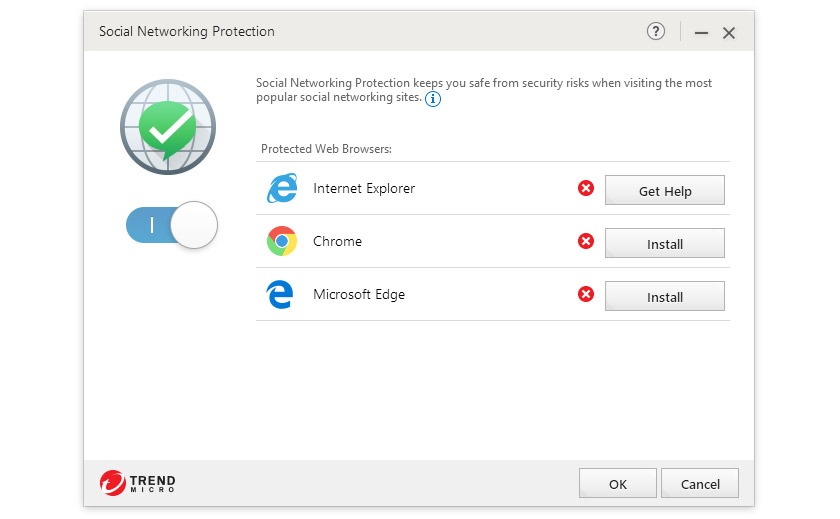 trend micro security chrome not working