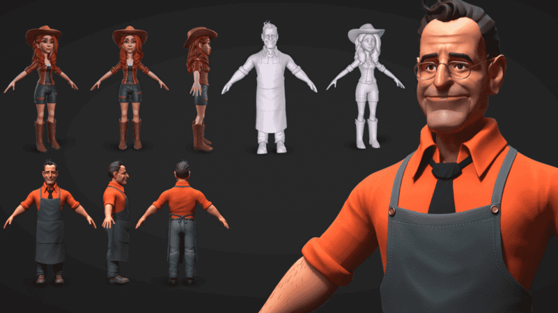 3d modeling for games | RetroStyle Games