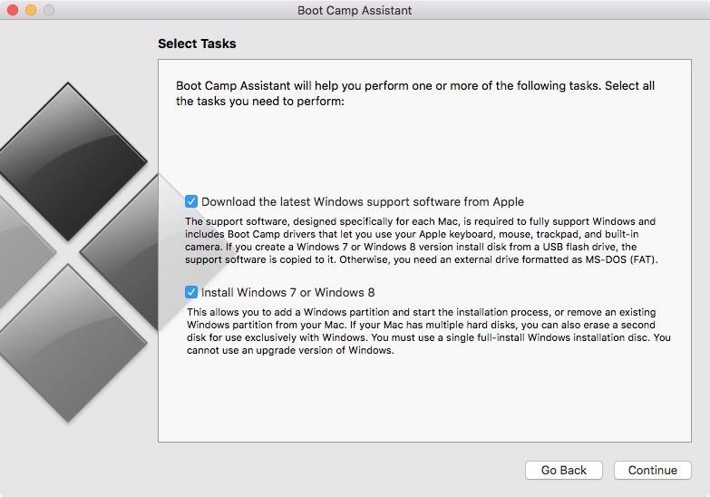 Boot Camp to run Windows on Mac