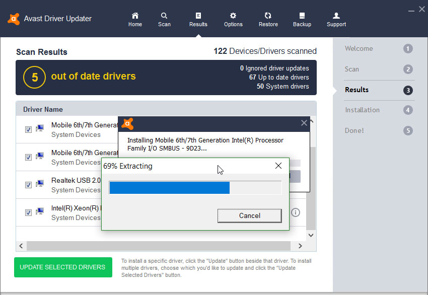 does avast driver updater cost anything