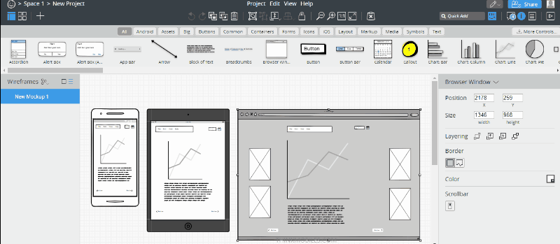 balsamiq wireframes text color hex