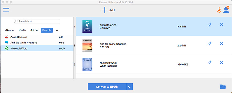 ePubor Converter macOS