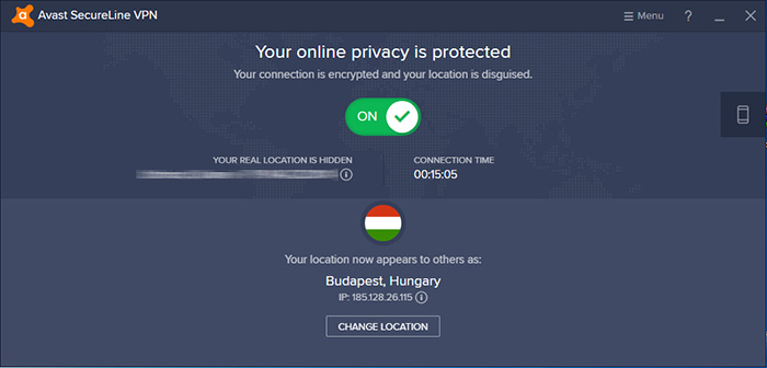 Avast SecureLine VPN review by ThinkMobiles illustration 2