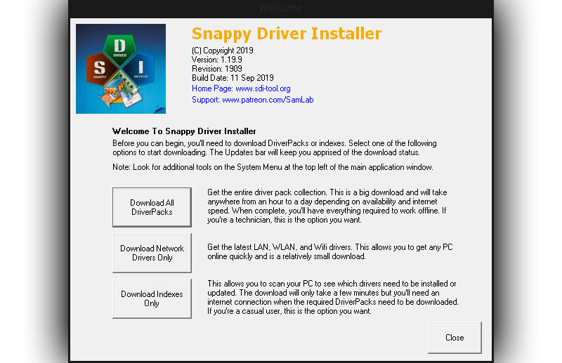 download snappy driver installer offline