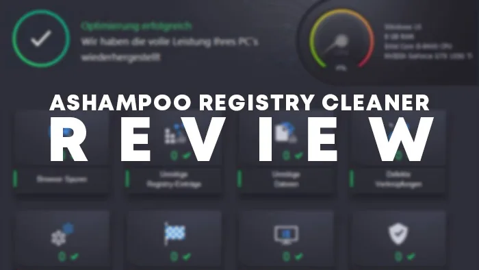 Ashampoo Registry Cleaner review
