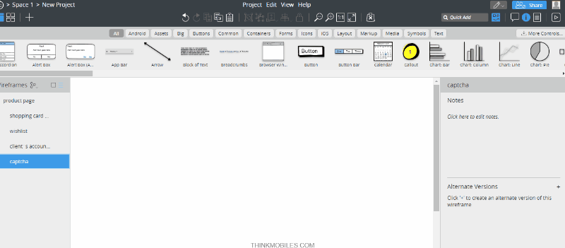 UI libraries in Balsamiq