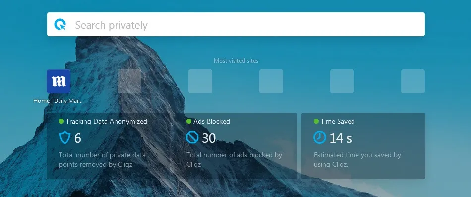 secure web browser cliqz