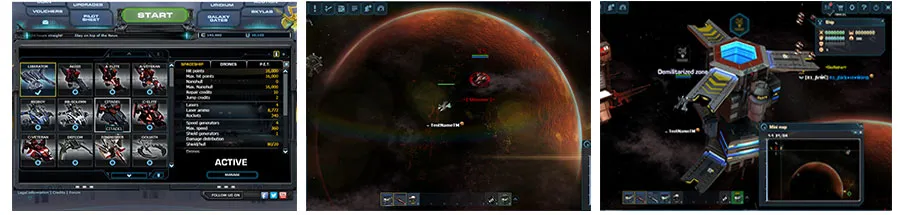 Dark Orbit - 15 free multiplayer browser games to relieve the pressure