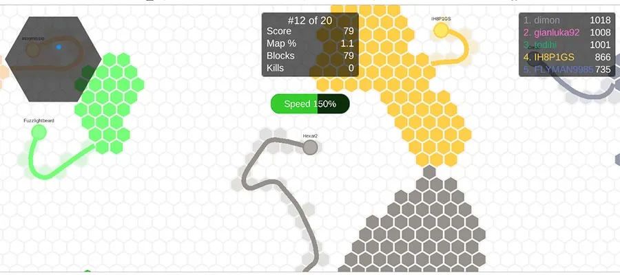Hexar browser game