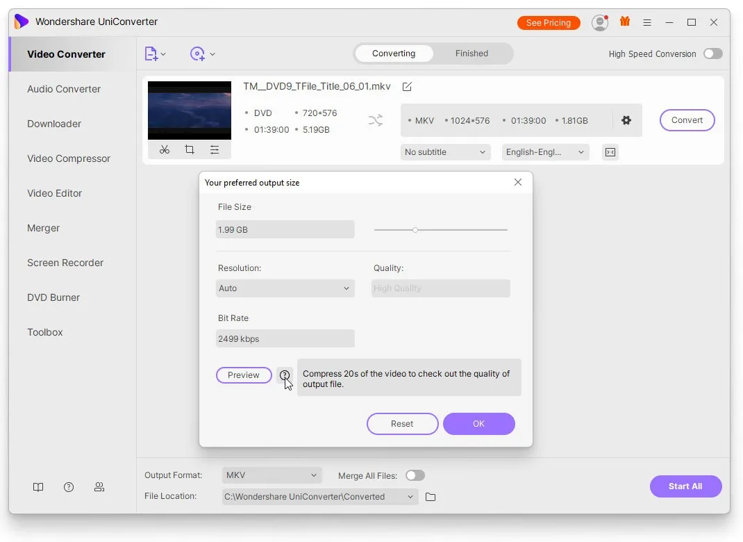 Wondershare UniConverter review