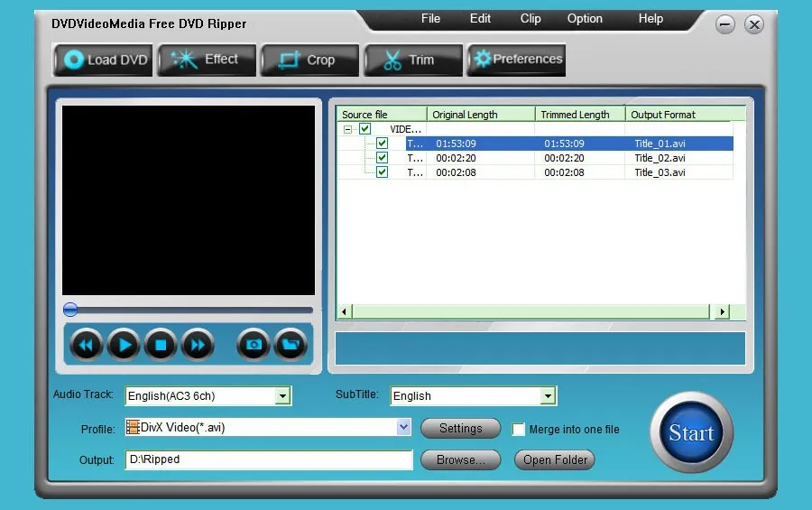 DVDVideoMedia Free DVD Ripper