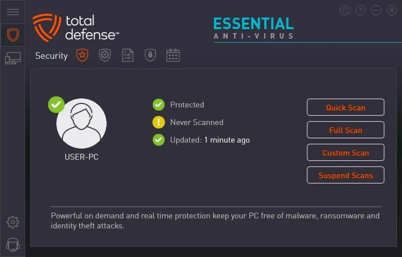 Total Defense antimalware software