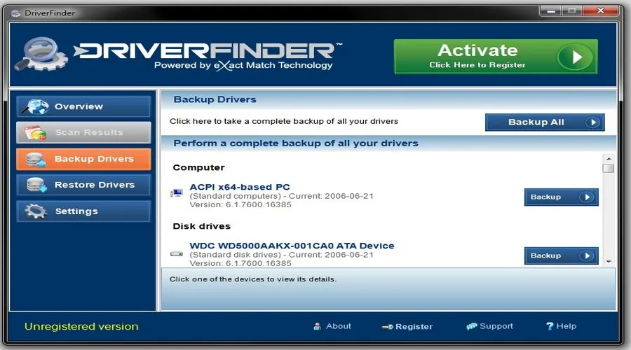 Driver Finder - Free driver updater: Top-30 list