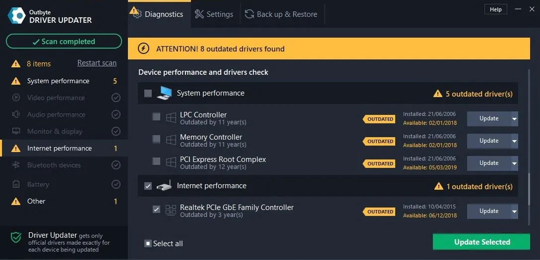 outbyte driver updater