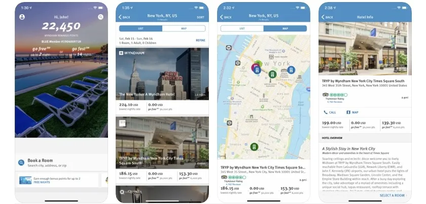 wyndham hotel app