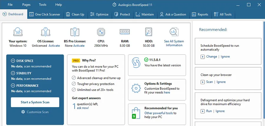 Auslogics BoostSpeed 11 review