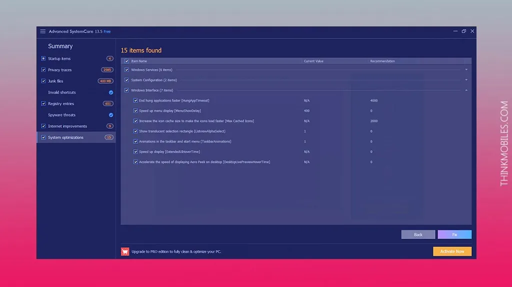 pc optimization programs
