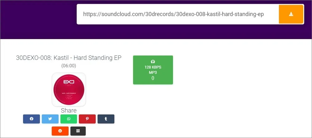 SaveTheVideo web media downloader