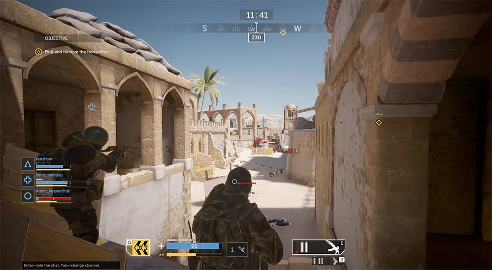 Caliber tactical shooter game