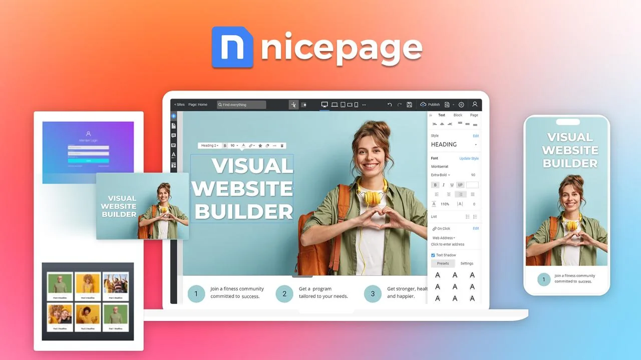 Nicepage - 16 best website builders