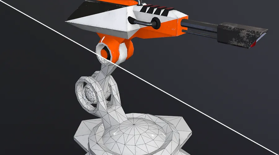 how much cost to make 3d model turret