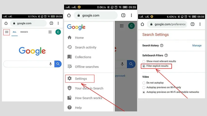 how to block porn on phone