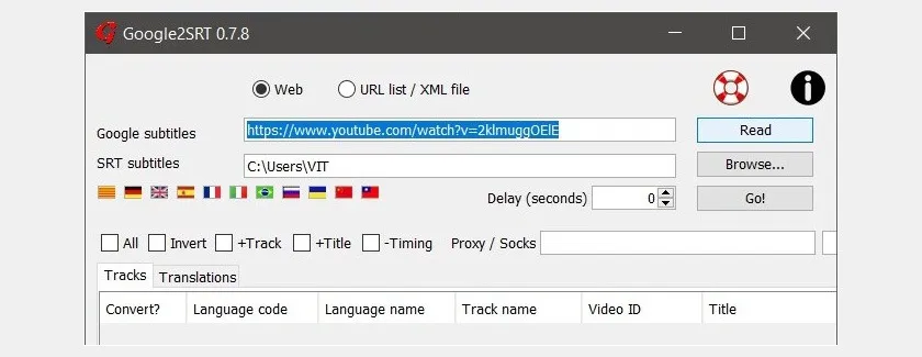 Google2SRT