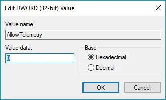 DWORD Value in registry