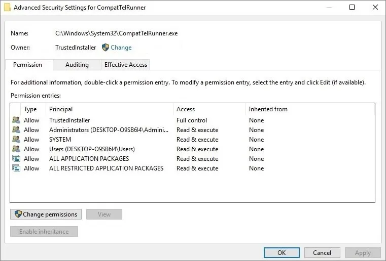 fix CompatTelRunner.exe