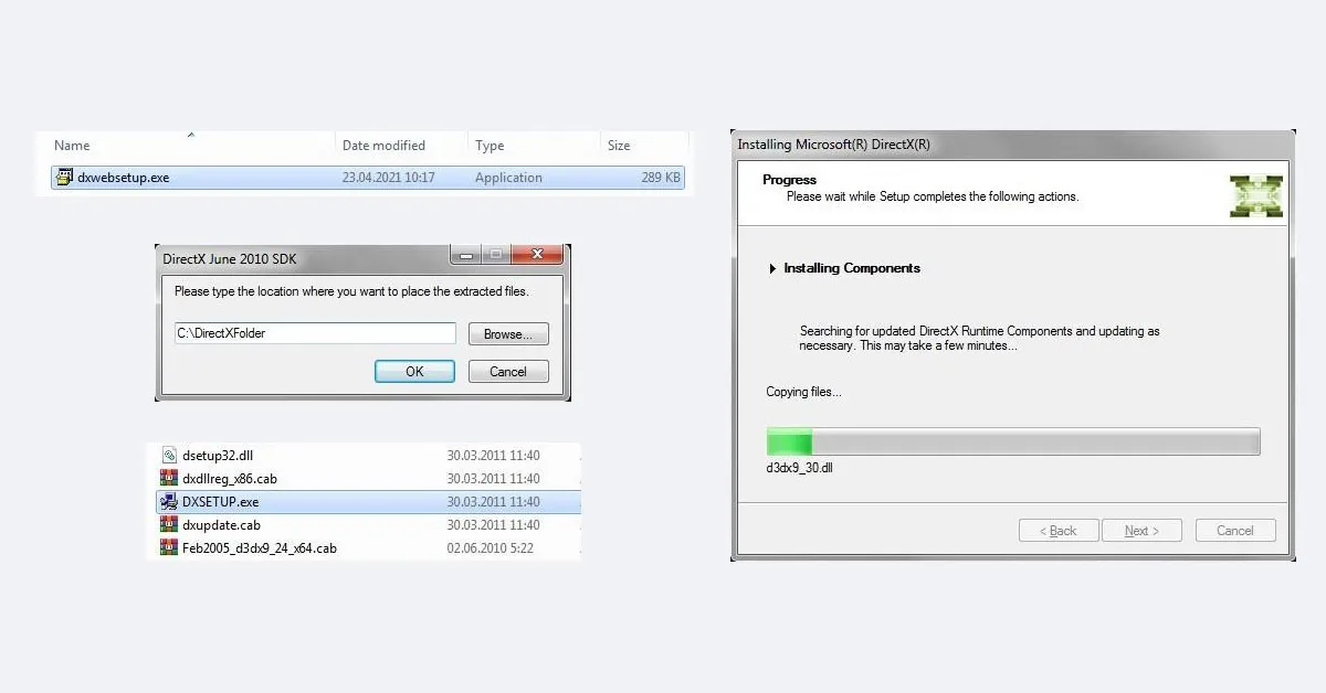 how to download and fix directx on windows