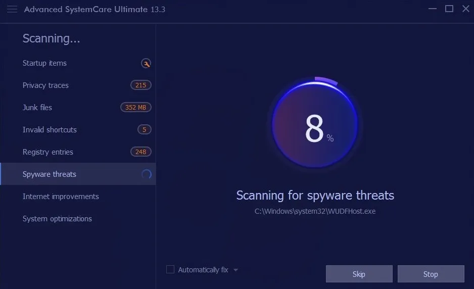 advanced systemcare optimizer app