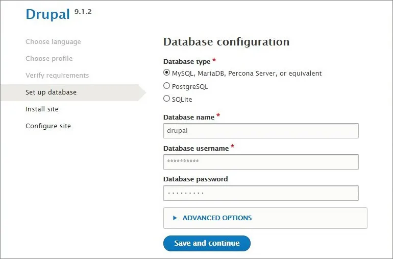 How to install Drupal for blog