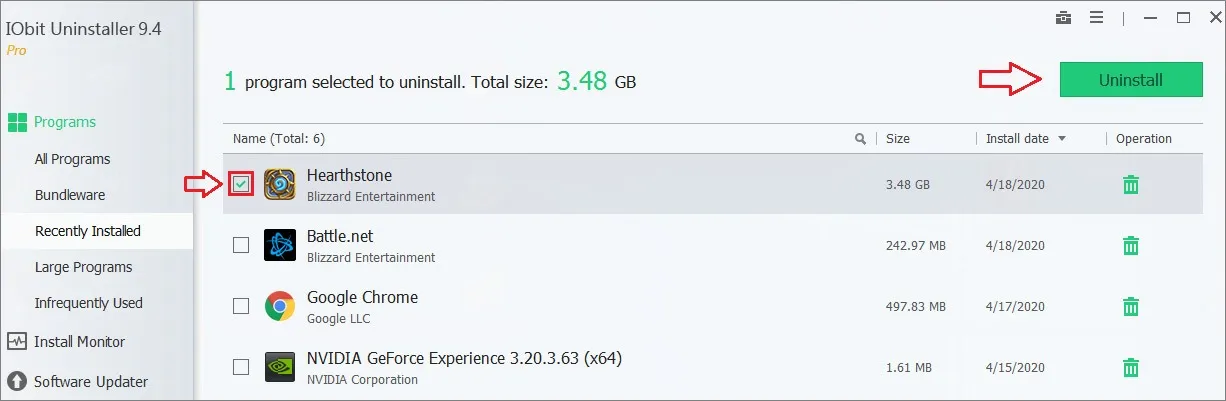 uninstall battle games