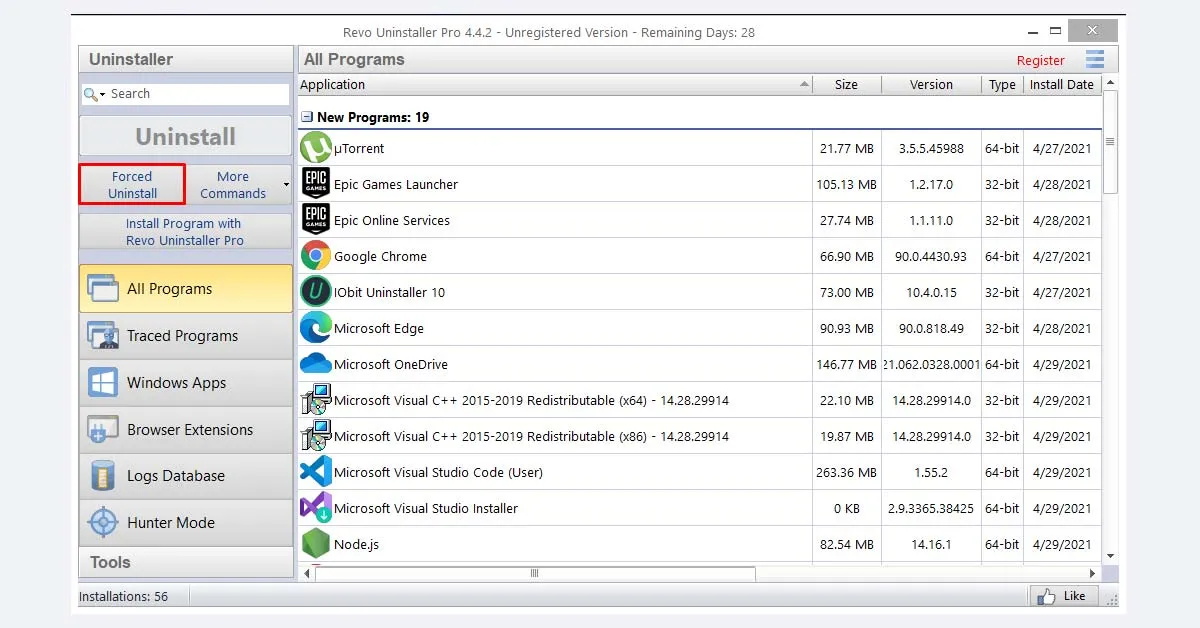 how to use revo uninstaller