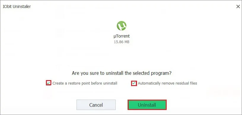 how to use iobit uninstaller