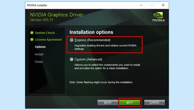 how to update nvidia drivers