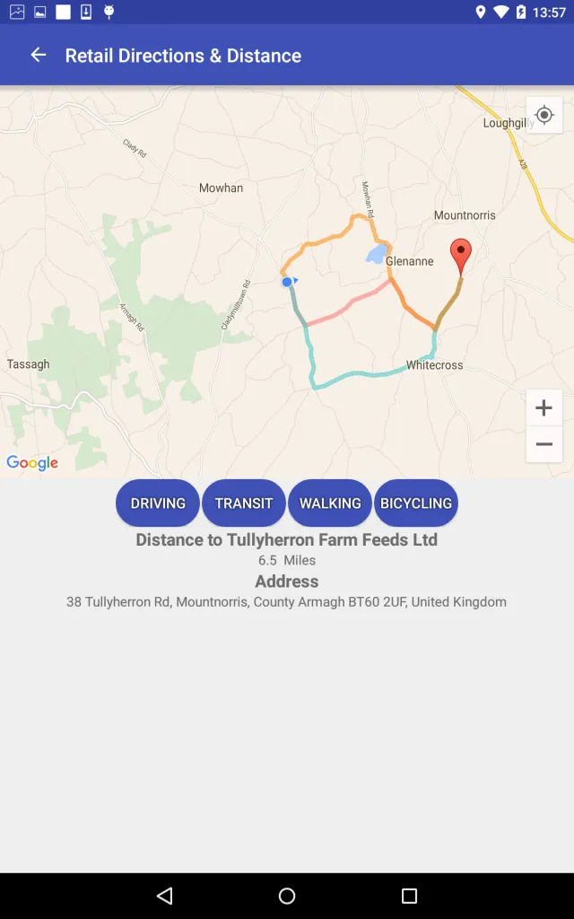 nearest store navigation