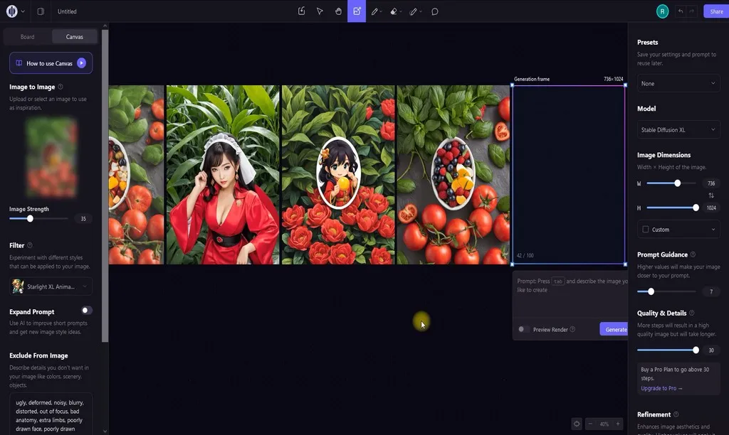 Image Strength parameter