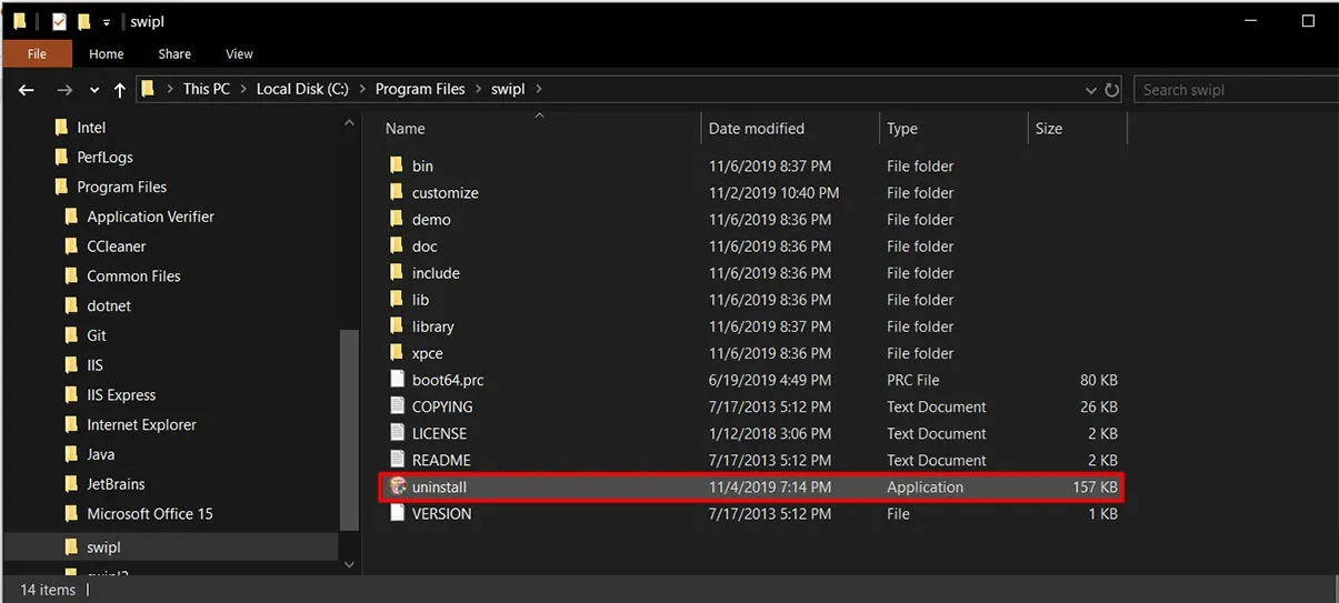 how to remove programs from pc