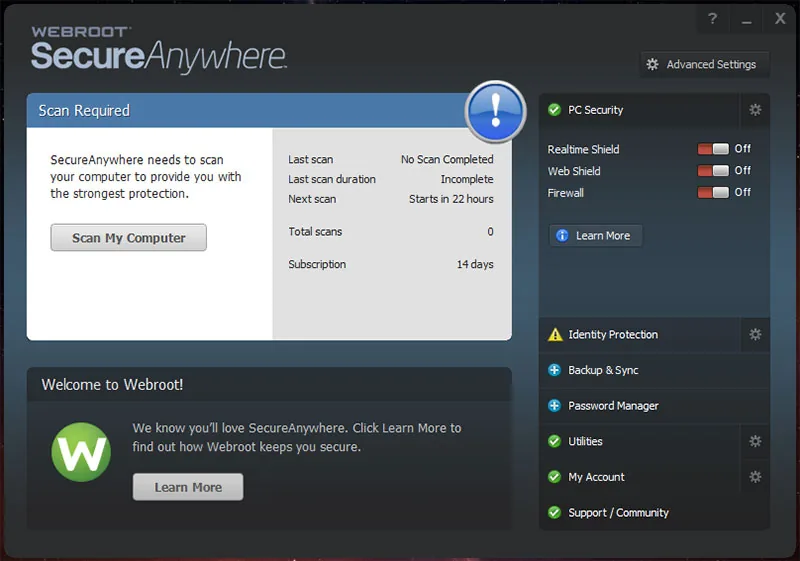 Webroot Antivirus review