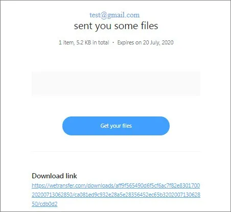 how to use WeTransfer