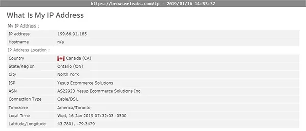 Winscribe VPN geo-test