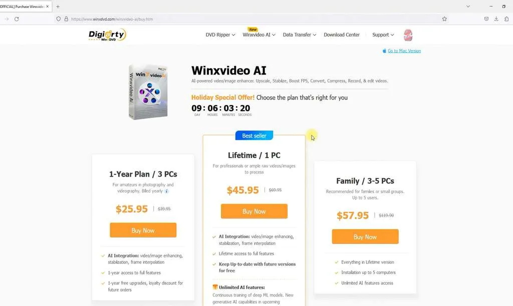 winxvideo ai pricing