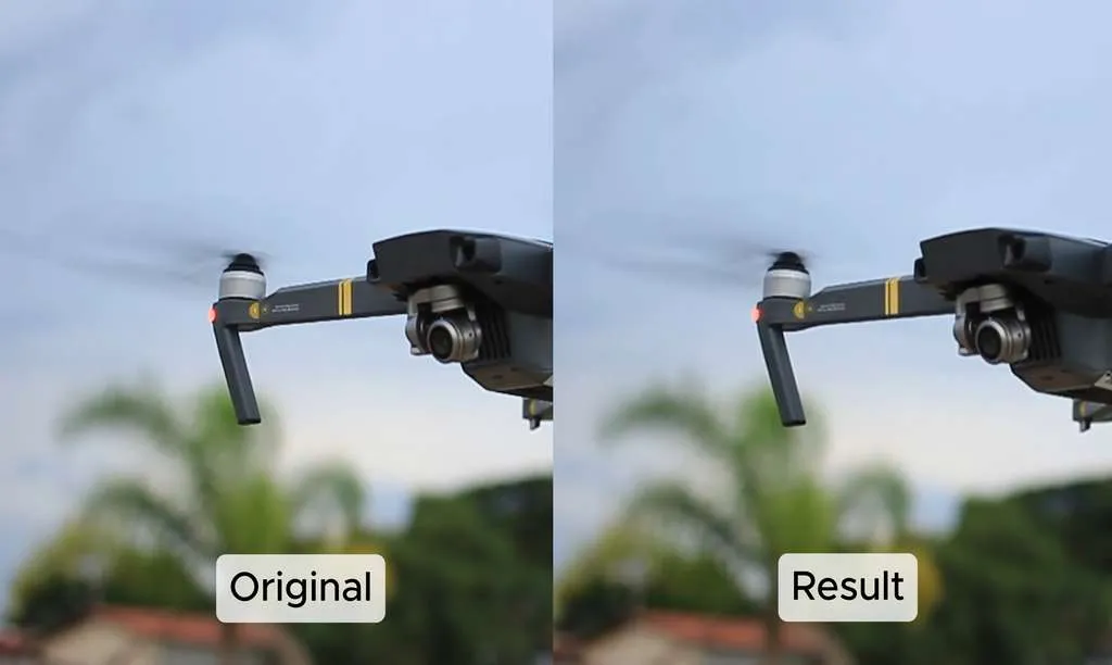 Winxvideo AI video stabilization comparison