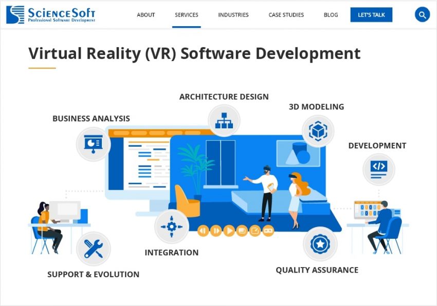 ScienceSoft VR development