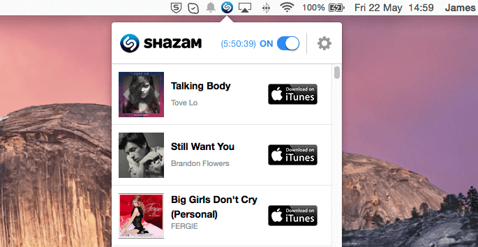 download shazam for mac