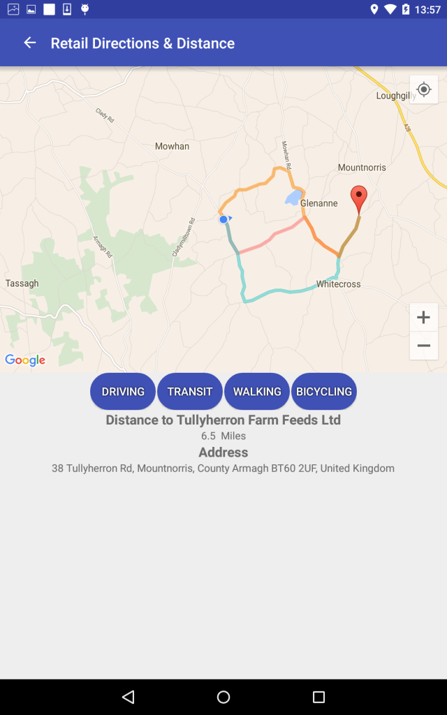 nearest store navigation