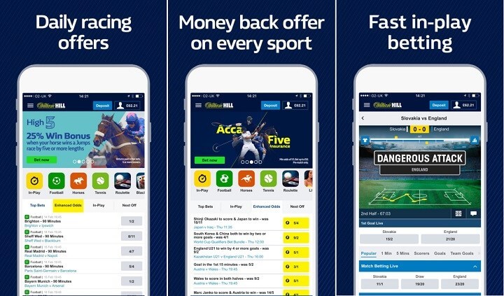 William Hill Gambling App